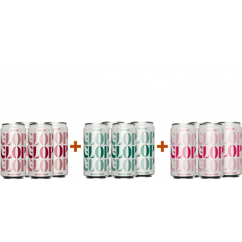 GlopWinesAktionpaket4GlopWineRed+4GlopWineWhite+4GlopWineRoséCataluñaDO