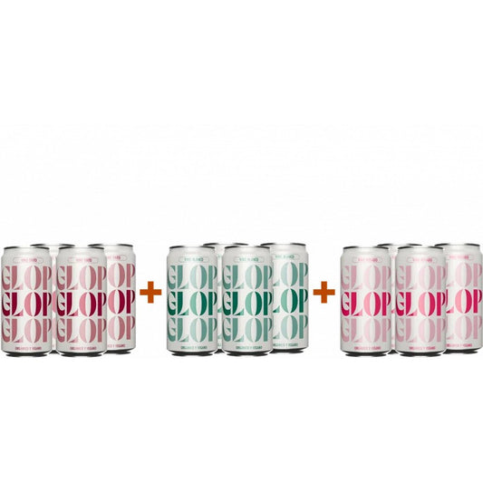 GlopWinesAktionpaket4GlopWineRed+4GlopWineWhite+4GlopWineRoséCataluñaDO